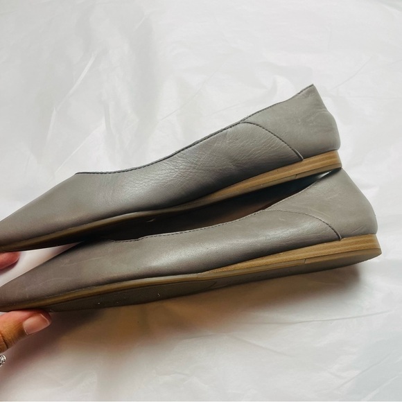 Lucky Brand Bylando Women's Titanium Ballet Flat 8.5M - Picture 5 of 11